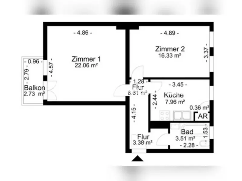 Tauschwohnung: Tausche meine 2-Zi-Wohnung in Treptow-Köpenick — photo 1